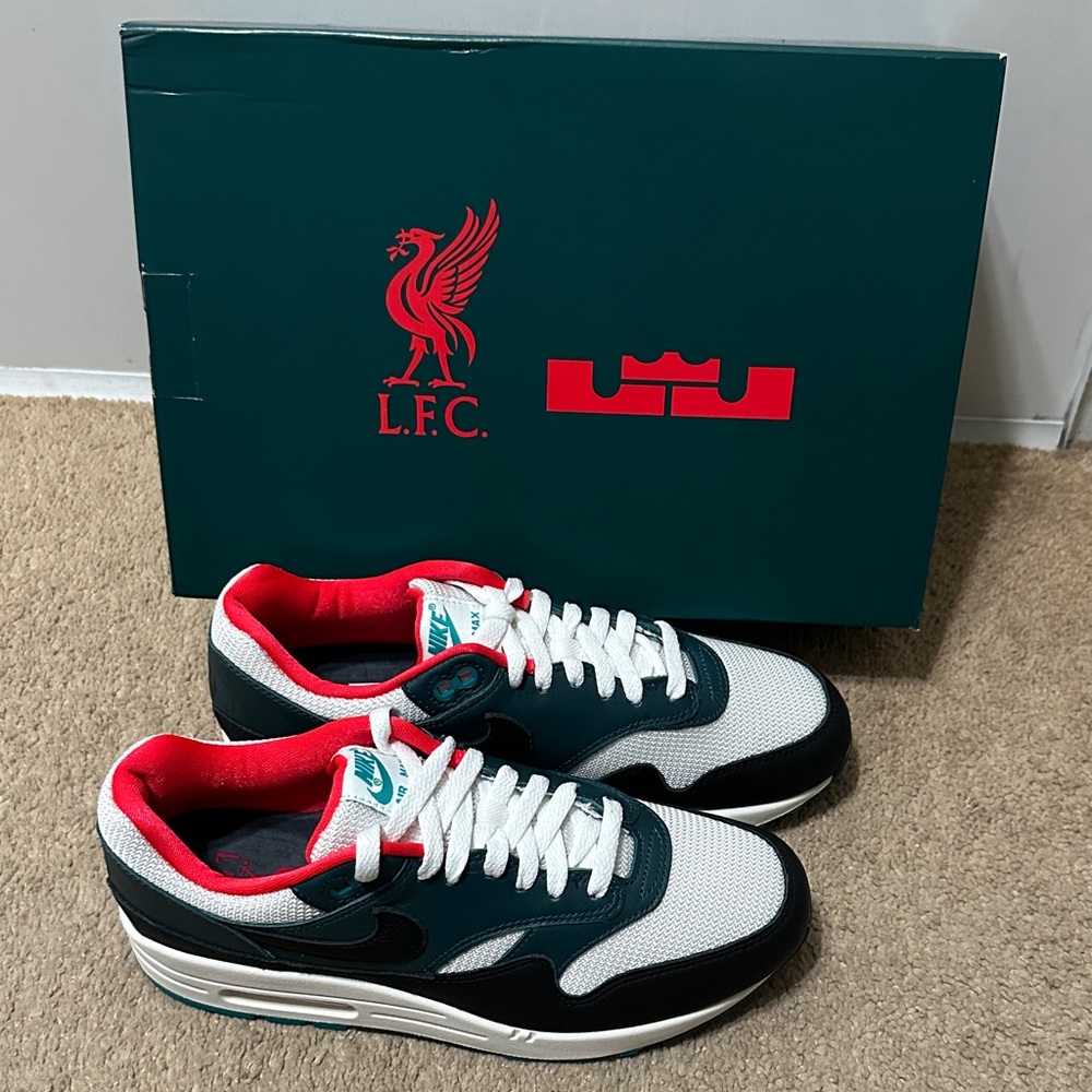 Nike Liverpool F.C. x Lebron edition sneakers